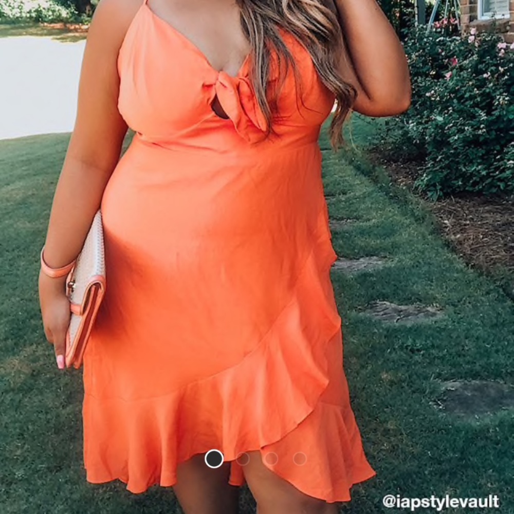 Forever 21 plus size flounce cami dress sz 2X